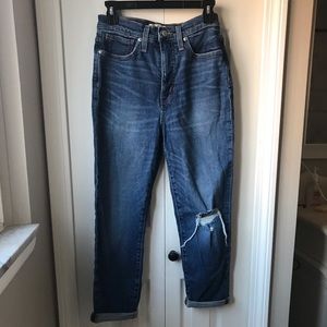 NWOT Madewell The Mom Jean Boyfriend Fit